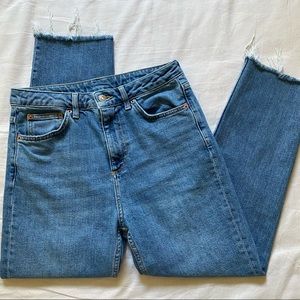 Topshop Moto Straight Jeans